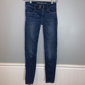 womens american eagle super stretch X skinny jeans
